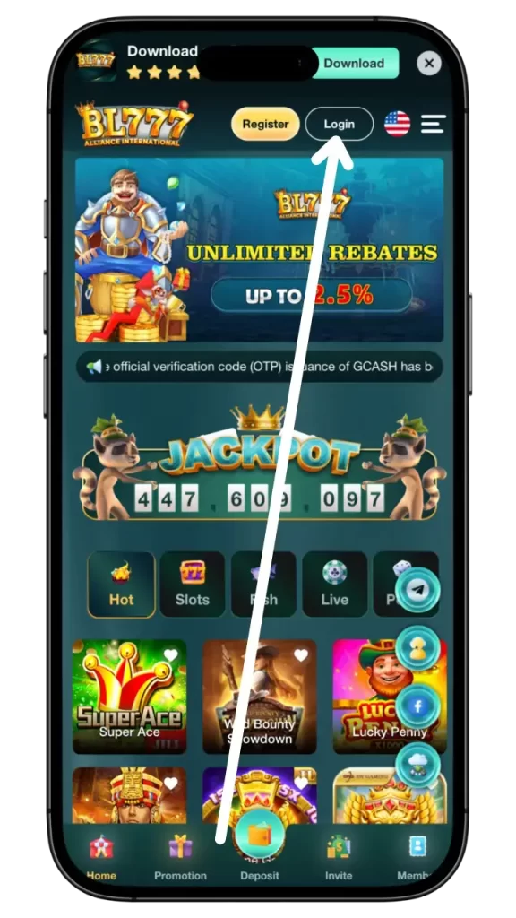 BL777 Casino Login